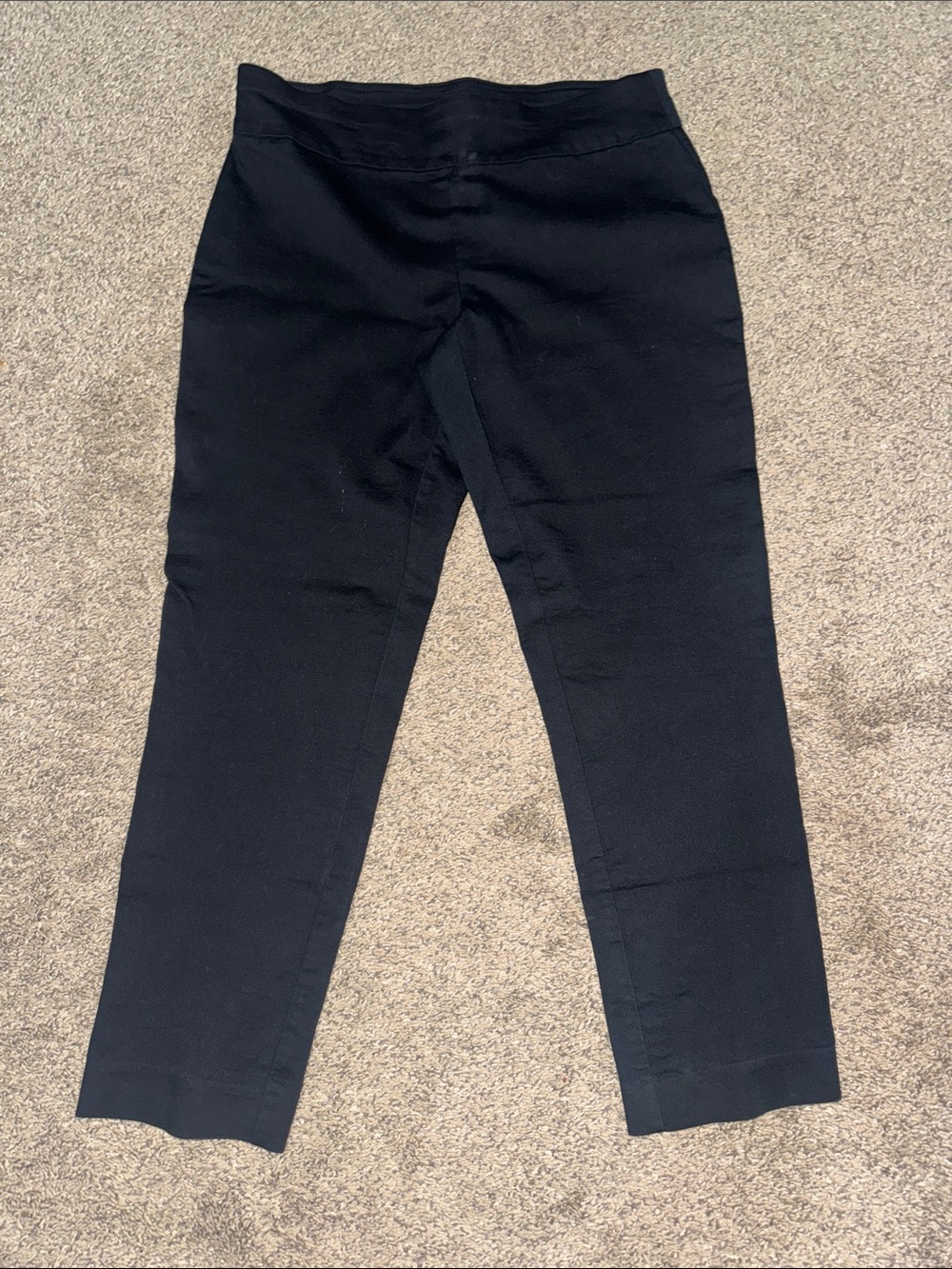 Croft & Barrow Black Pull-On Stretch Pants